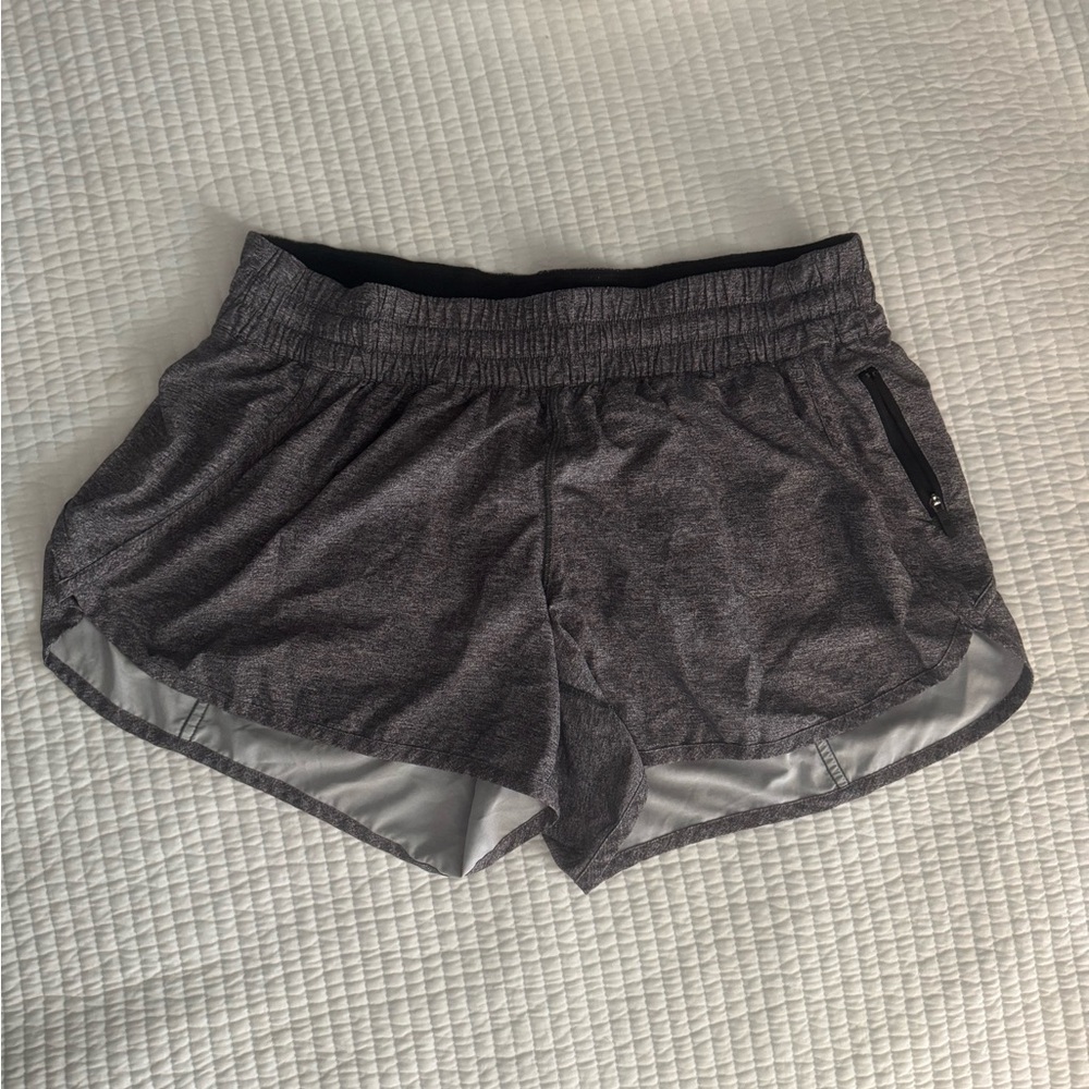 Lululemon Gray Track That shorts